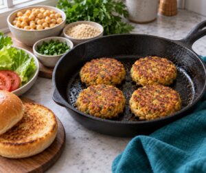 how to make chickpea burgers