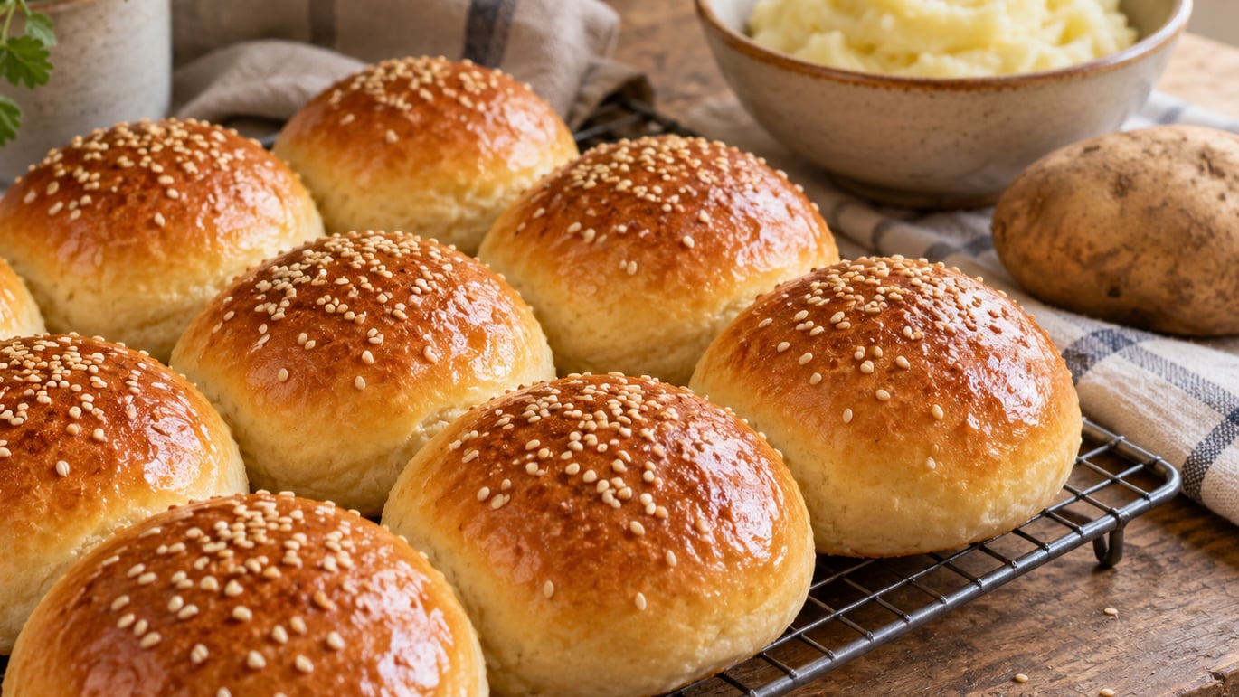 how to make potato buns