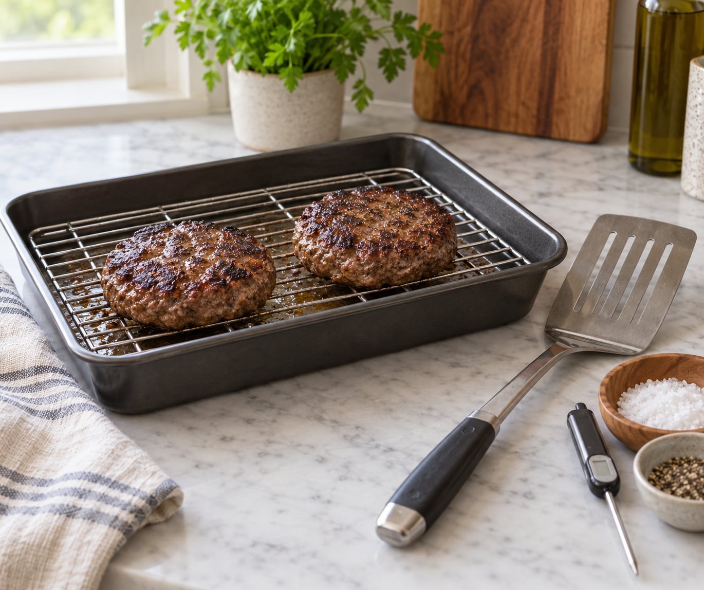 how to broil burgers