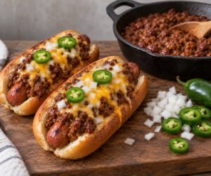 how to make chili dogs