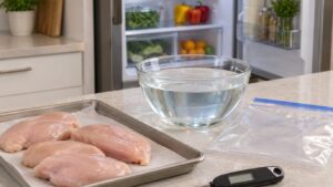how to thaw chicken safely