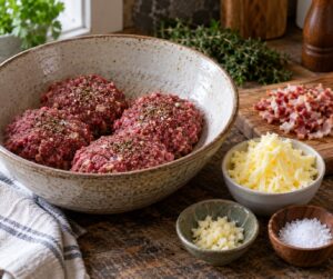 how to make elk burgers