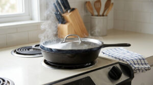 how to put out a grease fire safely