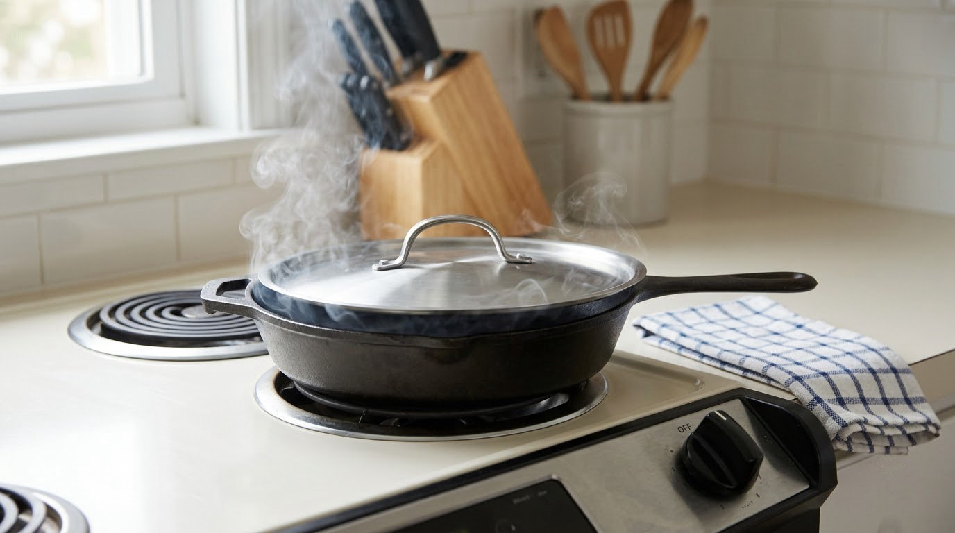 how to put out a grease fire safely