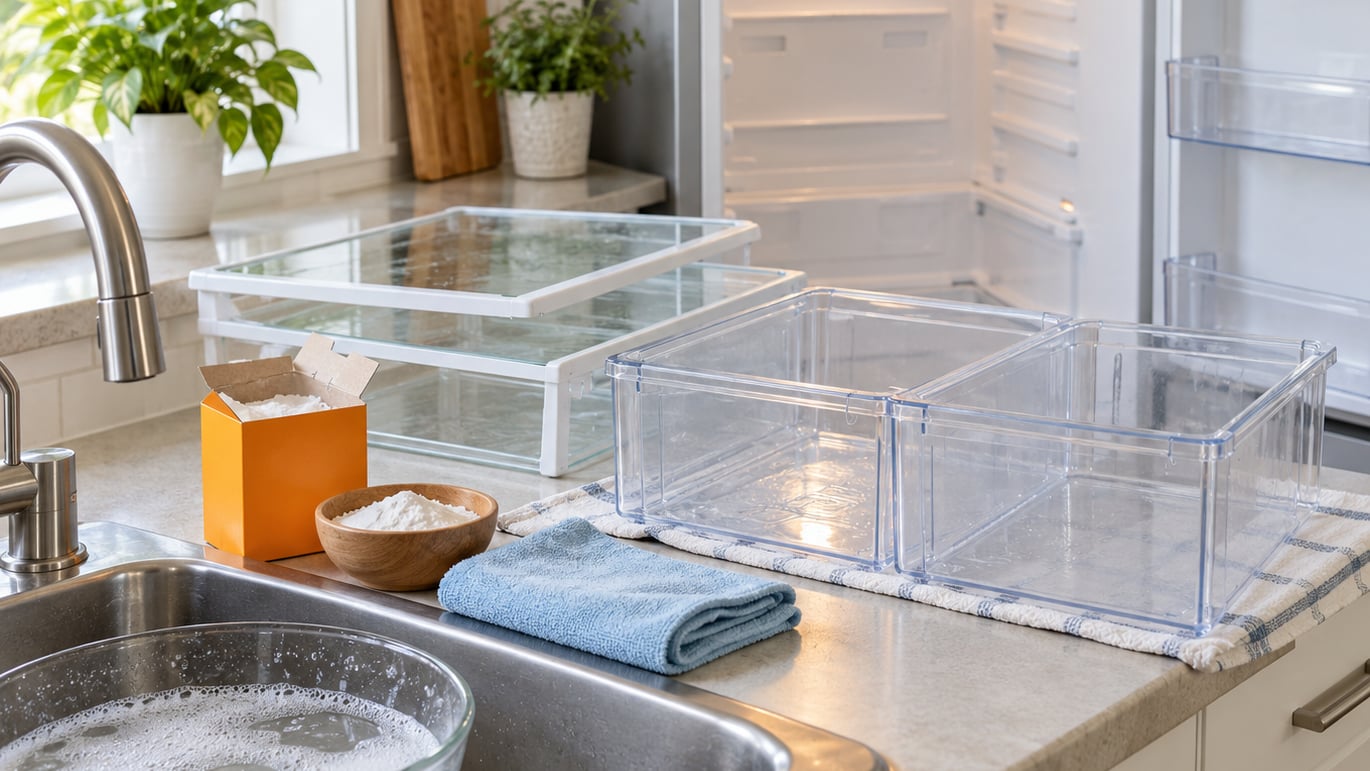 how to clean a refrigerator