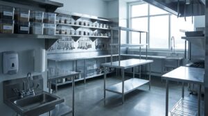 what to look for in a clean restaurant kitchen