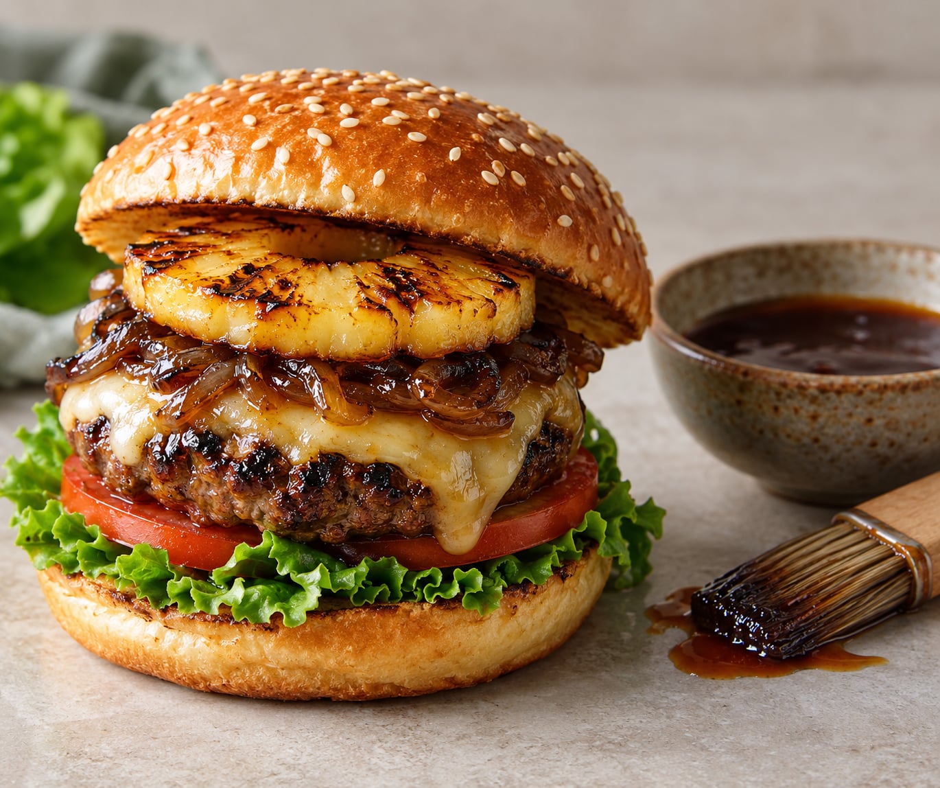how to make a teriyaki burger