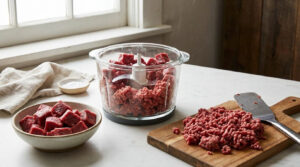 how to grind beef with a food processor
