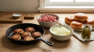 how to make oklahoma fried onion burgers