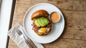 how to make brunch burgers with a fried egg