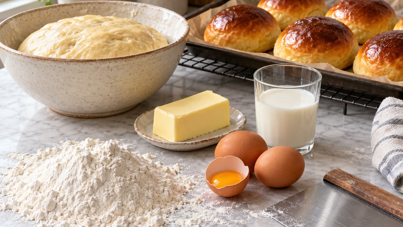how to make brioche buns