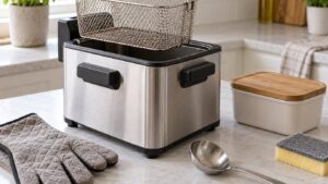 how to clean a deep fryer