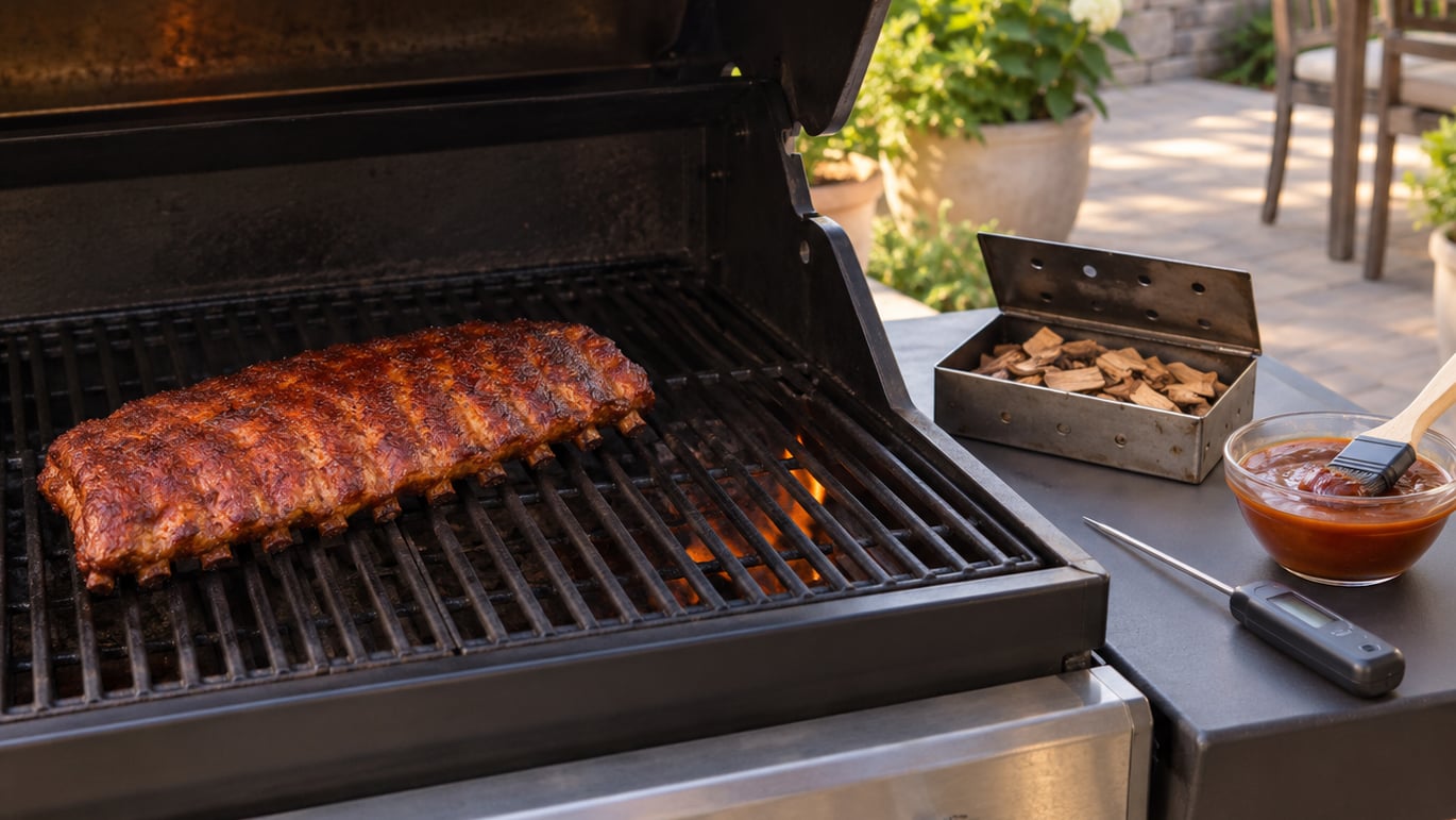 how to grill ribs on a gas grill
