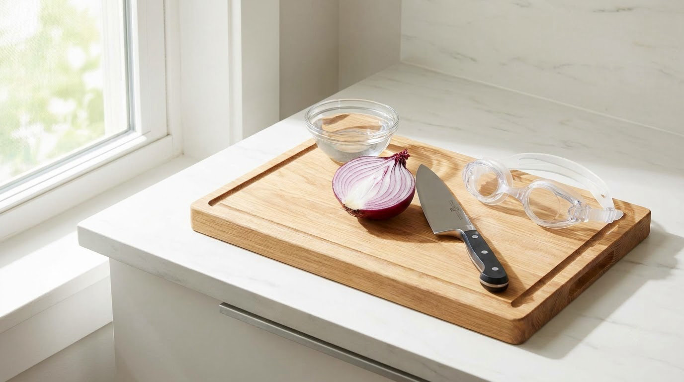 how to cut onions without crying
