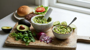 how to make guacamole for burgers