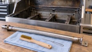 how to clean grill burners