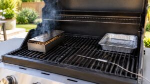 how to use a smoker box on a gas grill