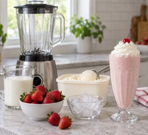 how to make a thick milkshake