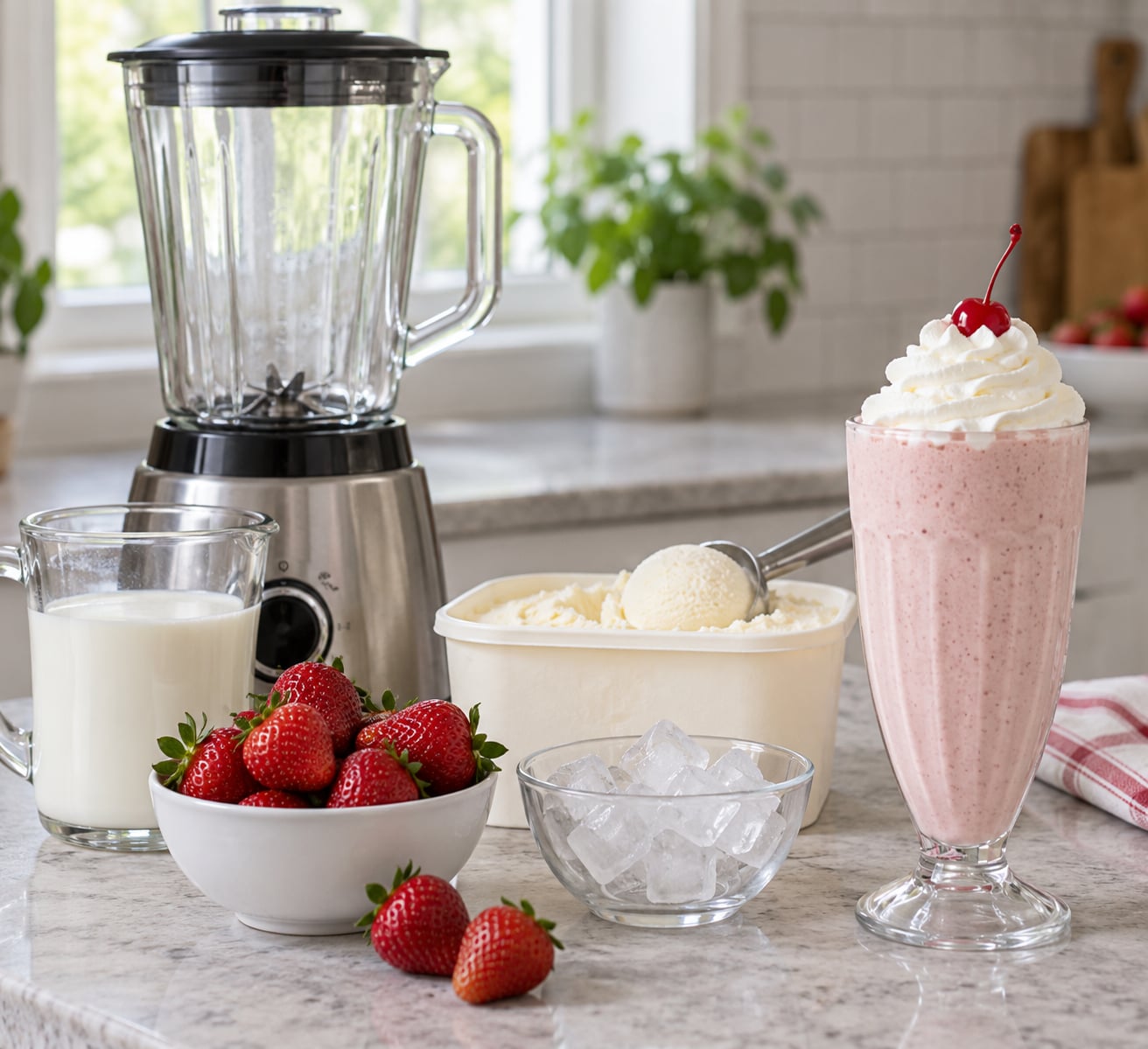 how to make a thick milkshake