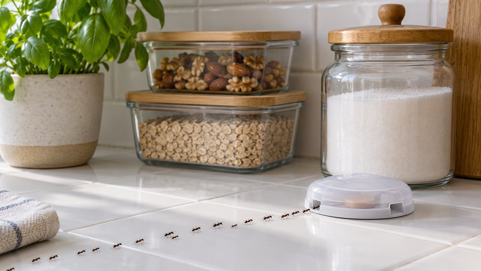 how to get rid of ants in the kitchen