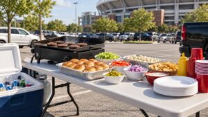 how to plan a tailgate menu