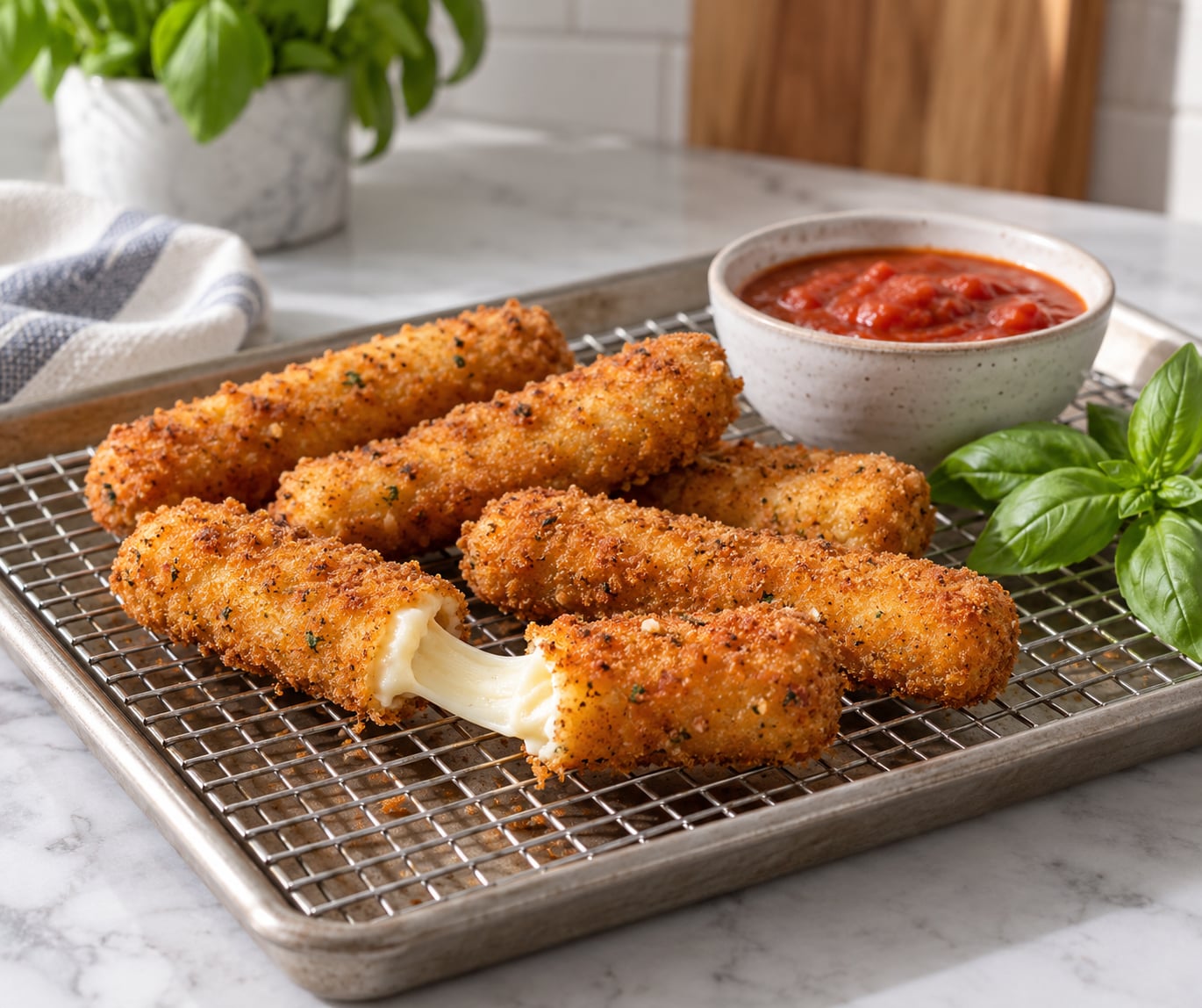 how to make mozzarella sticks