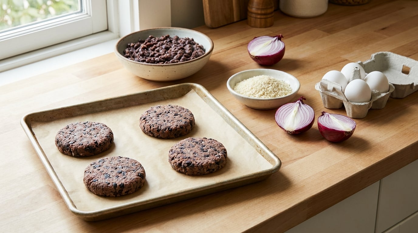 how to make black bean burgers that hold together