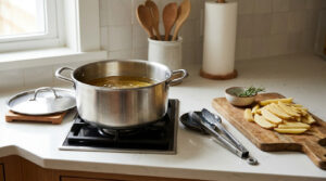 kitchen safety tips for cooking with hot oil