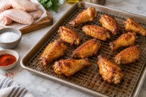 how to make crispy baked chicken wings