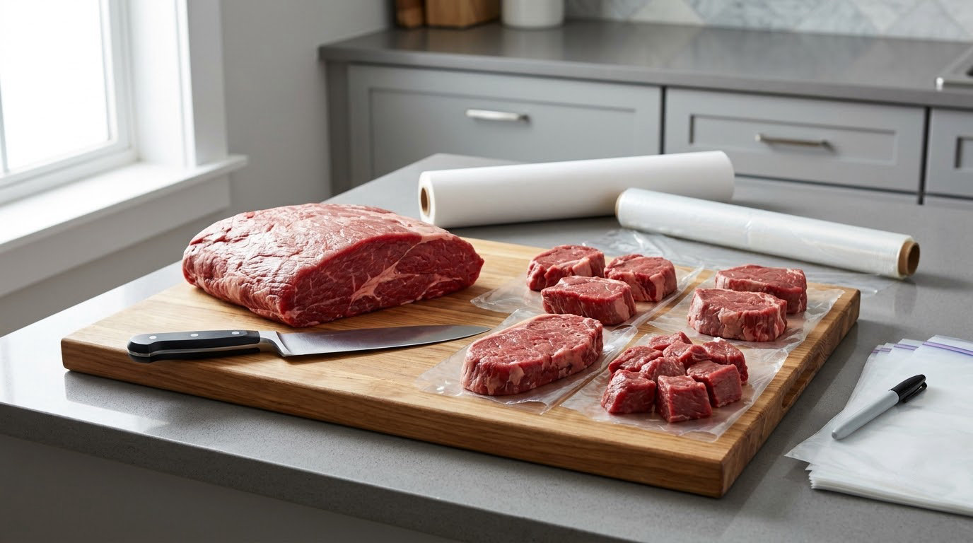 how to buy meat in bulk and portion it