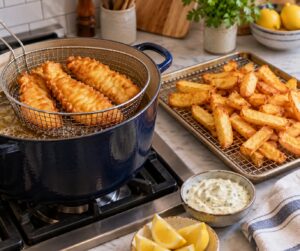 how to make fish and chips at home
