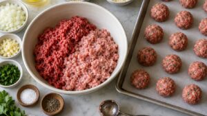 how to make meatballs from scratch