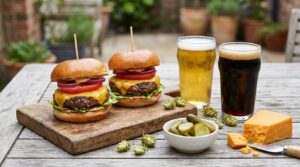 how to pair beer with burgers