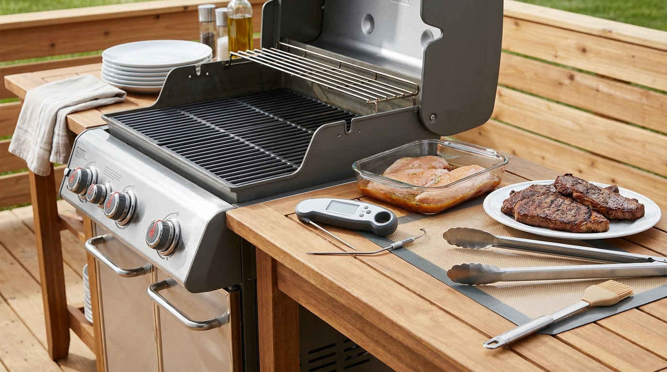 food safety rules for grilling meat