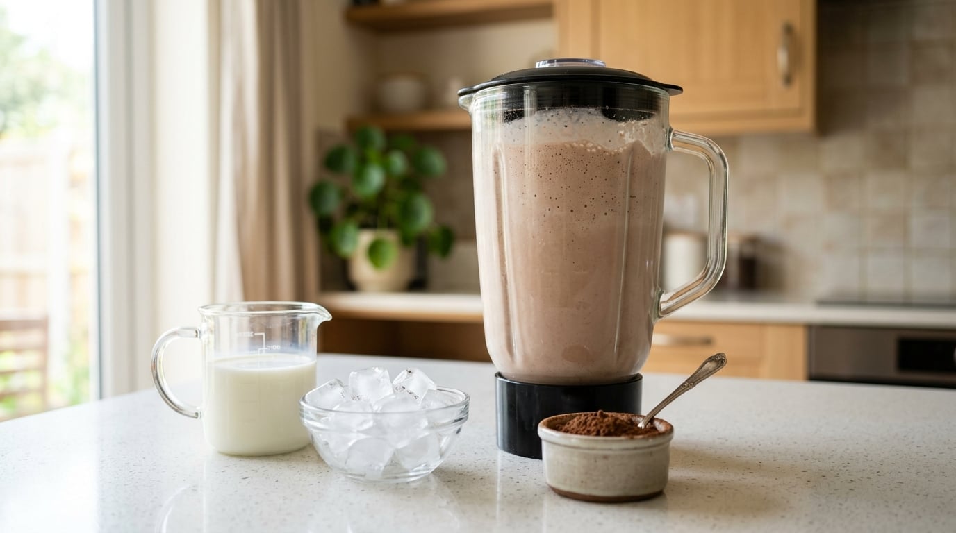 how to make a milkshake without an ice cream maker