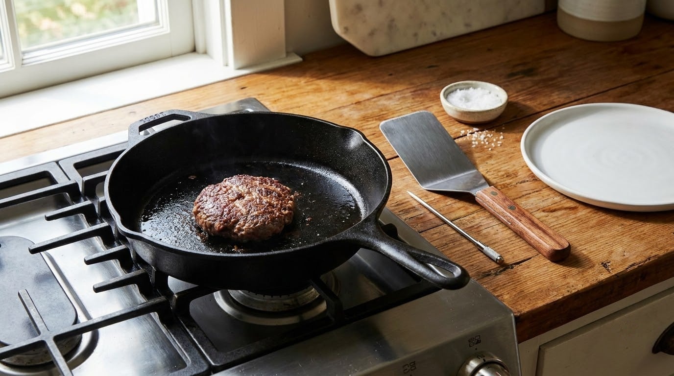 how often to flip a burger