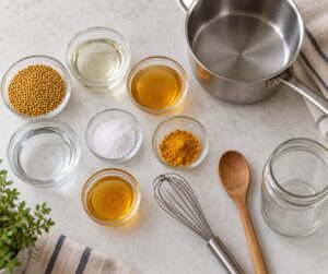 how to make homemade mustard