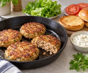 how to make tuna burgers