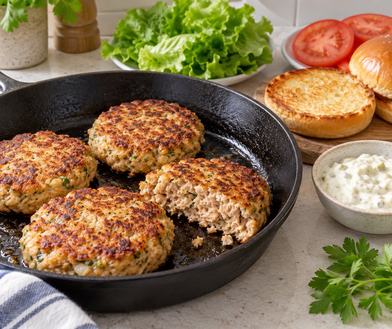 how to make tuna burgers