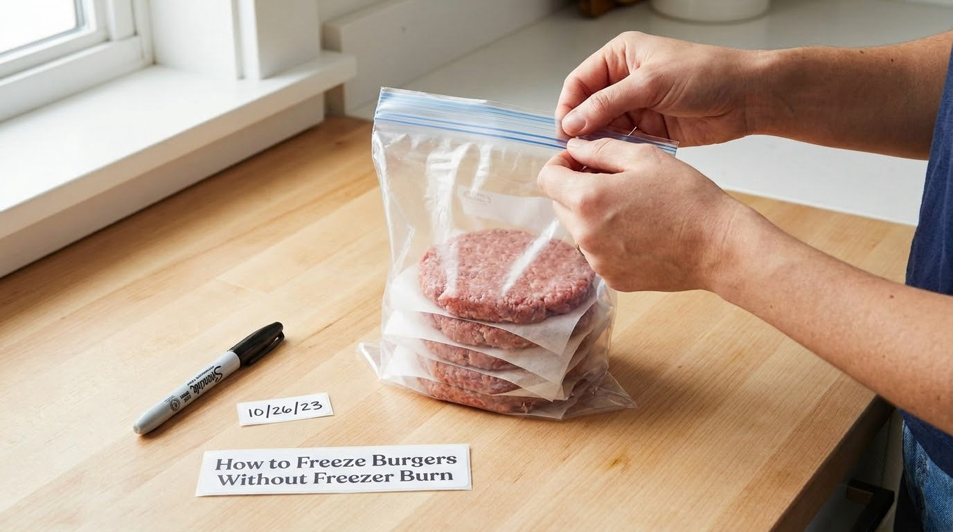 How to Freeze Burgers Without Freezer Burn