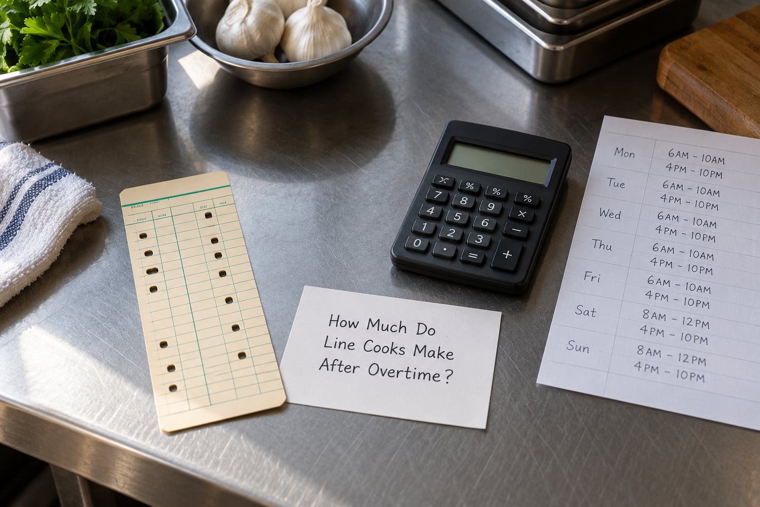 How Much Do Line Cooks Make After Overtime?