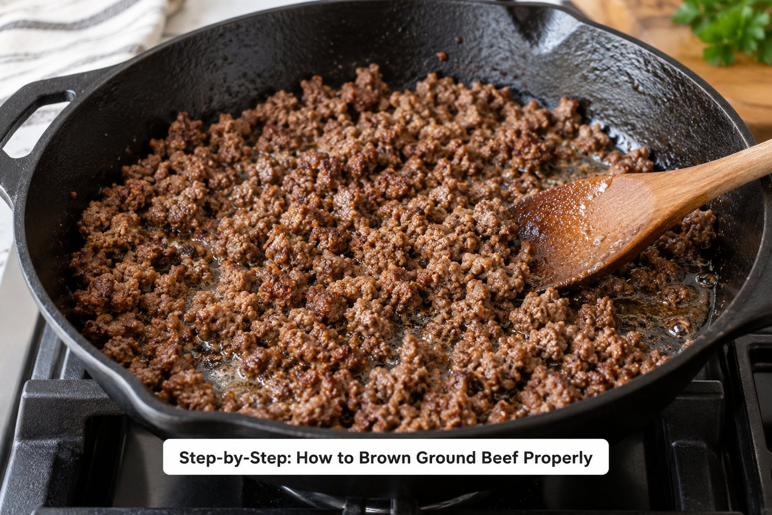 Step-by-Step: How to Brown Ground Beef Properly