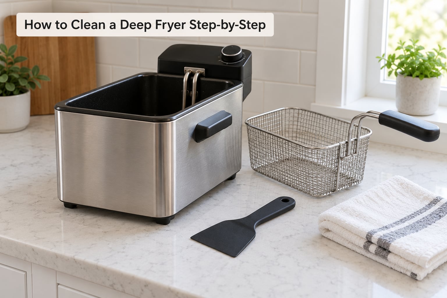 How to Clean a Deep Fryer Step-by-Step