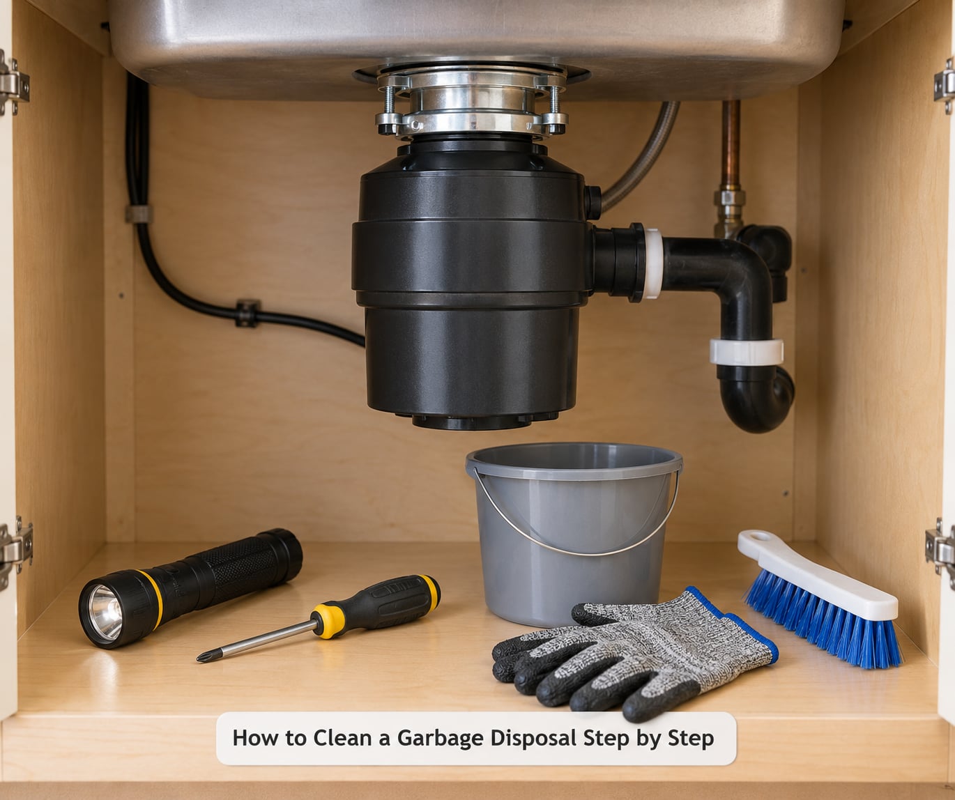 How to Clean a Garbage Disposal Step by Step