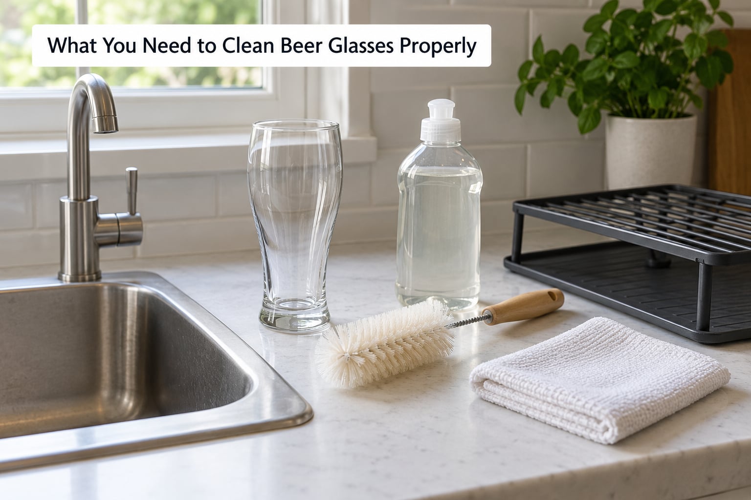 What You Need to Clean Beer Glasses Properly