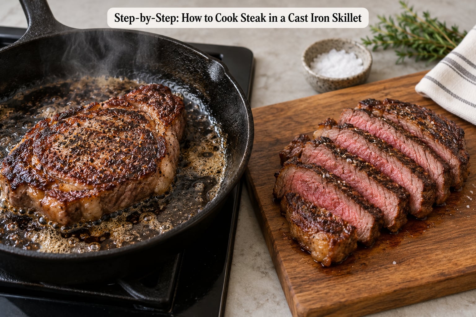 Step-by-Step: How to Cook Steak in a Cast Iron Skillet