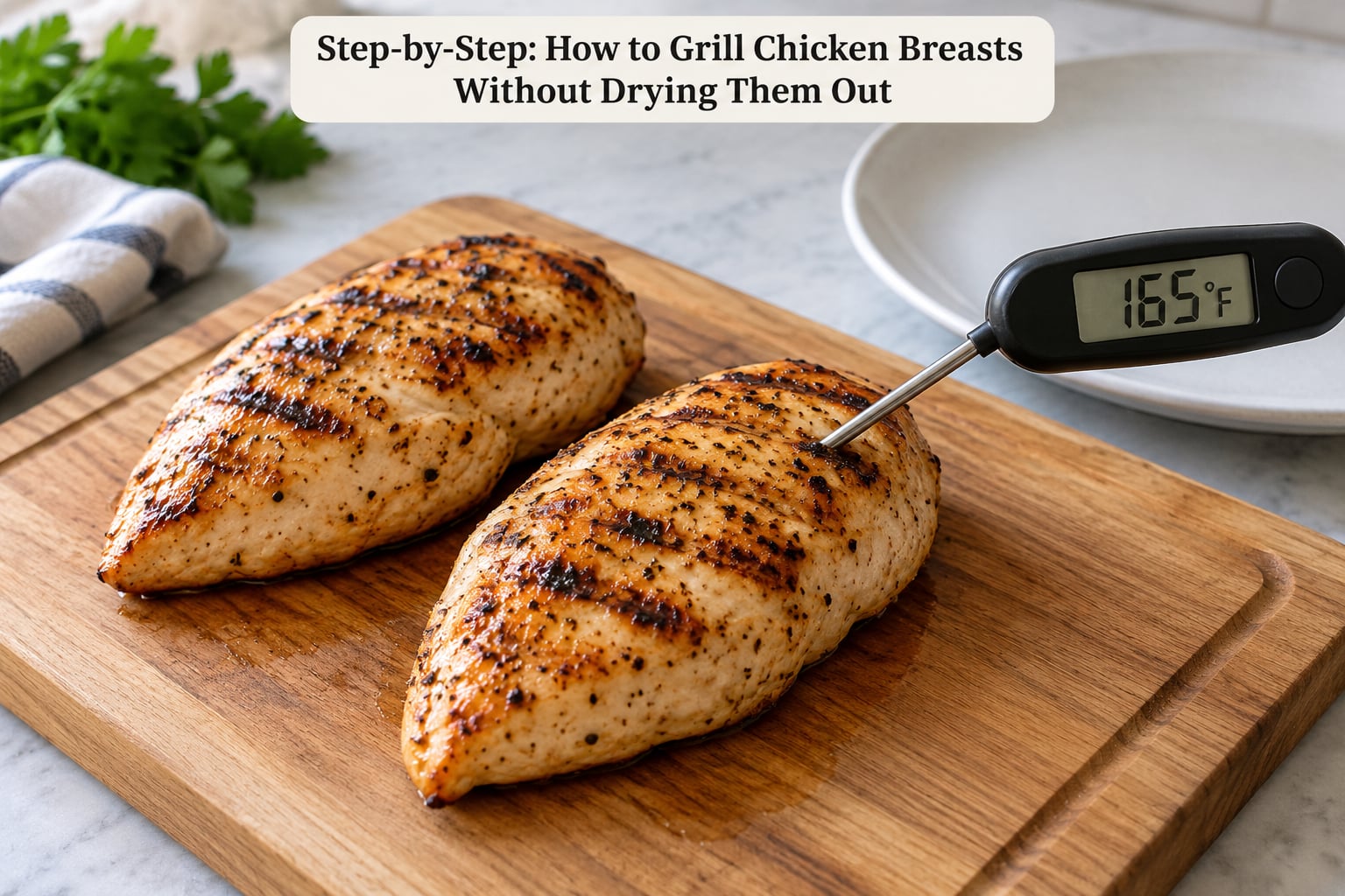 Step-by-Step: How to Grill Chicken Breasts Without Drying Them Out