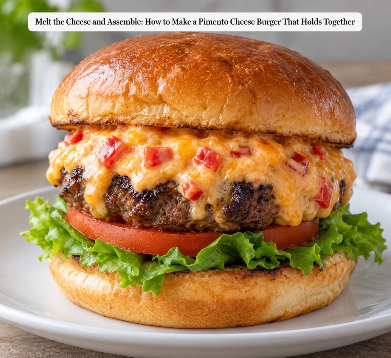 Melt the Cheese and Assemble: How to Make a Pimento Cheese Burger That Holds Together
