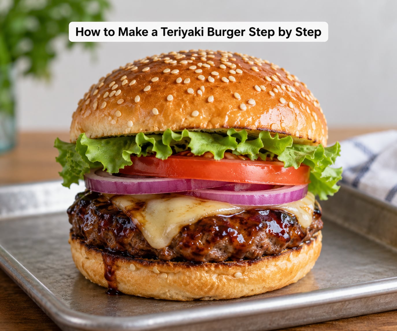 How to Make a Teriyaki Burger Step by Step
