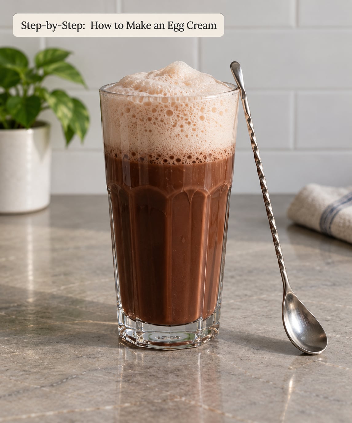 Step-by-Step: How to Make an Egg Cream